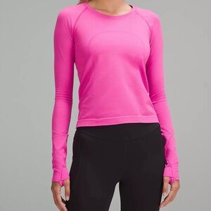 Lululemon Swiftly Tech Long-Sleeve Shirt 2.0
Hip Length hot pink